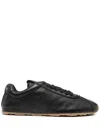 Miu Miu Plume Sneakers In Black