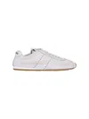 Miu Miu Plume Low-top Leather Sneakers In White