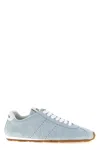 Miu Miu Suede Low-cut Casual Shoes In Blue