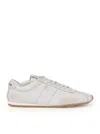 Miu Miu Plume Sneakers In Bleached Nappa In White