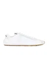Miu Miu Plume Technical Fabric And Suede Sneakers In White