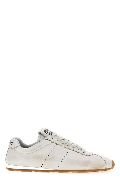 Miu Miu 'plume' Sneakers In White