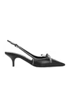 Miu Miu Black Leather Pumps