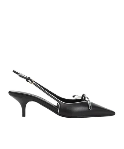 MIU MIU MIU MIU POINTED-TOE SLINGBACK PUMPS
