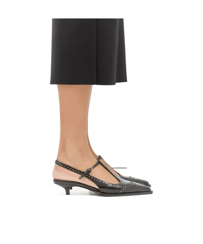 MIU MIU POINTED HIGH-HEELED SANDALS
