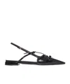 Miu Miu Pointed Toe Flat Sandals