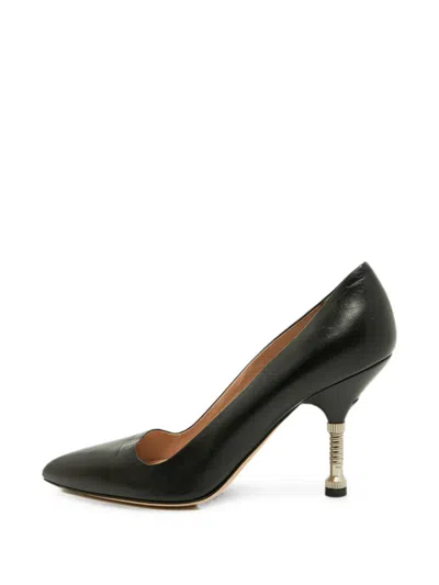 Pre-owned Miu Miu Pointed-toe Pumps In Black