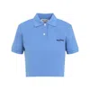 Miu Miu Cotton Polo Cropped Length
