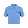 Miu Miu Cotton Polo Cropped Length