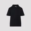 Miu Miu Short Sleeve Polo Shirt With Collar Design In Black