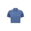 Miu Miu Polo Shirt Woman Periwinkle In Blue