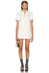 Miu Miu Cotton Pique Short-sleeve Polo Mini Dress