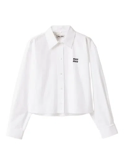 MIU MIU POPELINE SHIRT