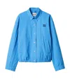 Miu Miu Bomber Jacket In Blue