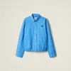 Miu Miu Bomber Jacket In Blue