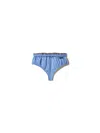 Miu Miu Poplin Briefs In Blue