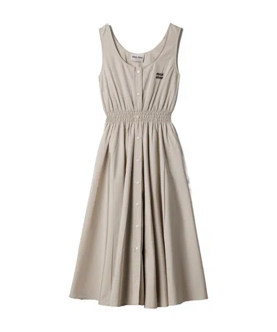 Miu Miu Poplin Dress