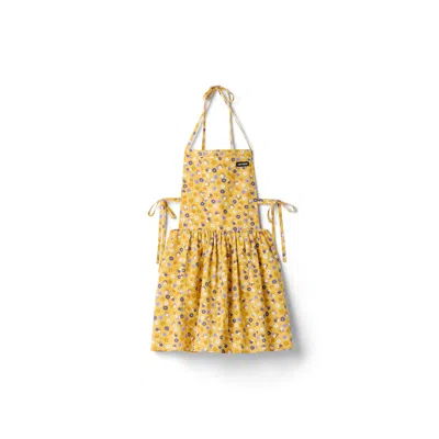 Miu Miu Poplin Dress In Yellow