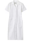 Miu Miu Poplin Dress In White