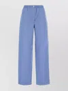 Miu Miu Women's Cerulean Blue Poplin Pyjama Pant