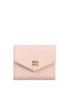 Miu Miu Small Leather Wallet In Multi