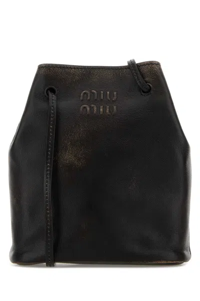 Miu Miu Pouch In Black