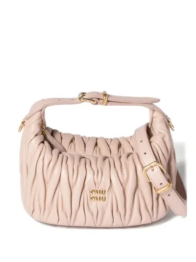 MIU MIU MATELASSÉ NAPPA LEATHER POUCH