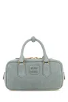 Miu Miu Powder Blue Suede Arcadie Handbag