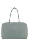 Miu Miu Powder Blue Suede Handbag
