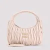 Miu Miu Powder Pink Nappa Leather Handbag
