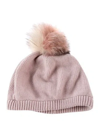 Pre-owned Miu Miu Prink Wool Beanie In Pink