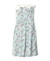 Miu Miu Print Dress In White