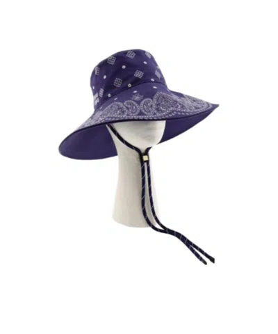 Miu Miu Printed Cotton Hat In Multi