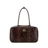 Miu Miu Medium Beau Printed Leather Shoulder Bag