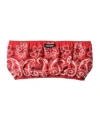 Miu Miu Strapless Floral Print Top T-shirt In Red