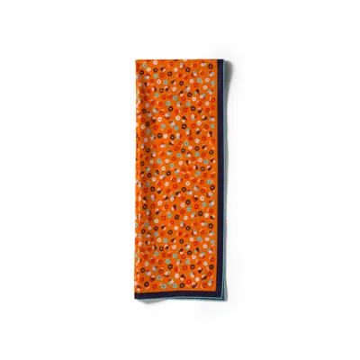Miu Miu Printed Poplin Scarf In Multi