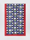 Miu Miu Printed Silk Foulard In Multi