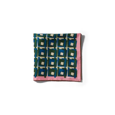 MIU MIU PRINTED SILK SCARF