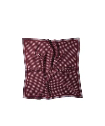 Miu Miu Printed Silk Scarf In Brown