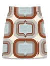 Miu Miu Minirock Mit Geometrischem Print In Multi