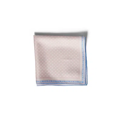 Miu Miu Printed Twill Scarf In Pink