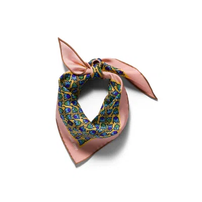Miu Miu Printed Twill Scarf In Multi