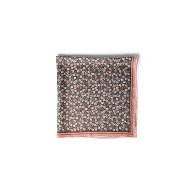 Miu Miu Printed Twill Scarf In Multi