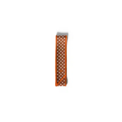 Miu Miu Printed Twill Scarf In Brown