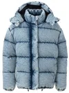 Miu Miu Puffy Duvet In Denim
