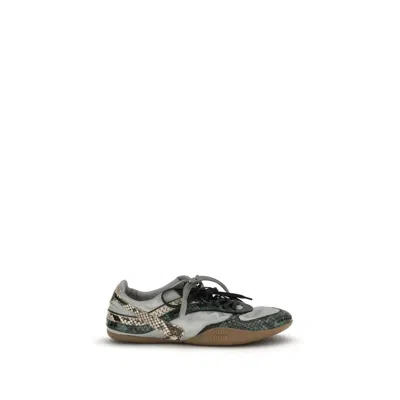 Miu Miu Python Print Leather Sneaker In Multi