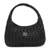 Miu Miu Matelassé Shoulder Bag In Black