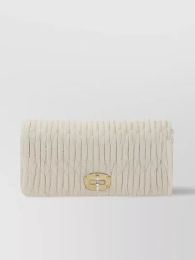 Miu Miu Quilted Lambskin Shoulder Bag