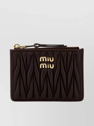 Miu Miu Logo In Brown