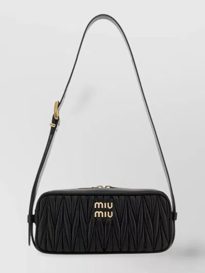 Miu Miu Shoulder Bag In Black | ModeSens
